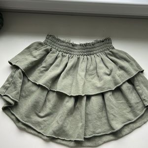 Green skirt from aeire that has never been worn